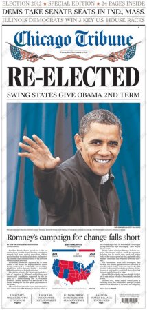 Chicago Tribune de Chicago. Reelecto.
