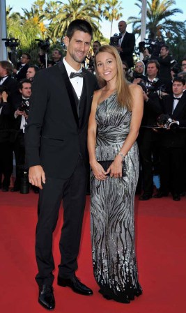 Novak Djokovic y Jelena Ristic.