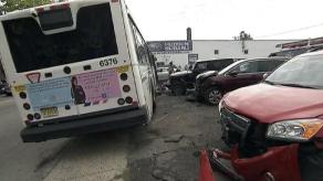 Choque de bus de NJ Transit deja siete heridos