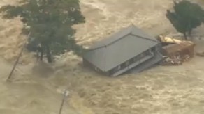 Miles de evacuados por inundaciones en Japón