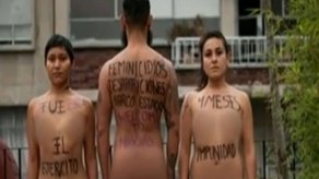 Protestas al desnudo en México
