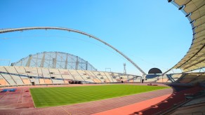 Estadio deportivo Khalifa en Doha, Qatar.