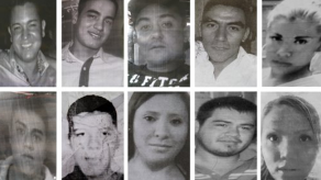 En la foto, algunos de los jóvenes asesinados. El caso conmocionó a la sociedad mexicana.
