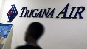 Oficina de Trigana en Yakarta, Indonesia.