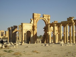 Ruinas monumentales de Palmira.