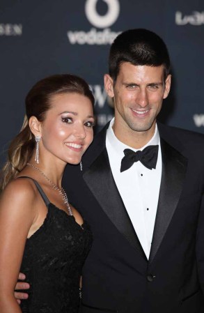 Jelena Ristic y Novak Dkokovik salen juntos desde el 2005 y son una glamurosapareja.