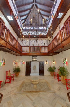 Interior del hotel.
