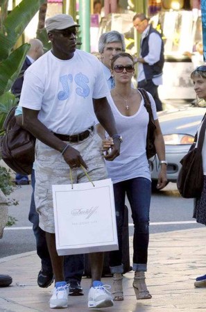 Ivette Prieto y Michael Jordan.