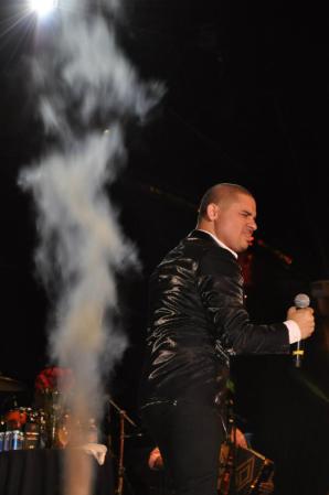 Larry hizo gala de su talento.