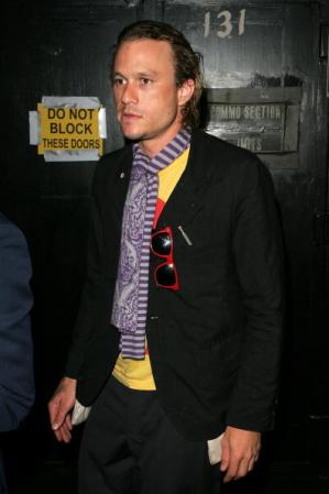 El fallecido actor Heath Ledger