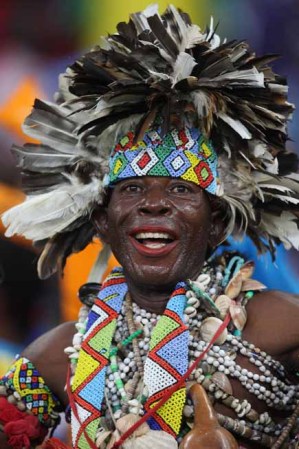 Un fanático de la República del Congo.