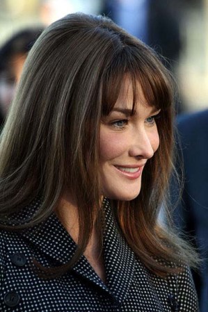 Carla Bruni. Actriz y cantante francesa.