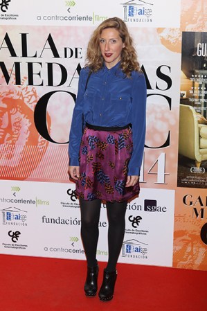 La actriz española Cecilia Freire estaba todo, menos glamurosa, en esta oportunidad.