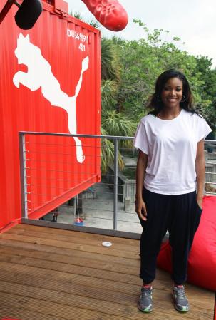 MIAMI, FL - MAY 19: Gabrielle Union visits PUMA at the Volvo Ocean Race 2011-12 at Bicentennial Park on May 19, 2012 in Miami, Florida. (Photo by Aaron Davidson/Getty Images for Puma)