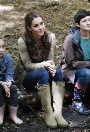 Kate Middleton participó de las distintas actividades que tuvieron los pequeños.