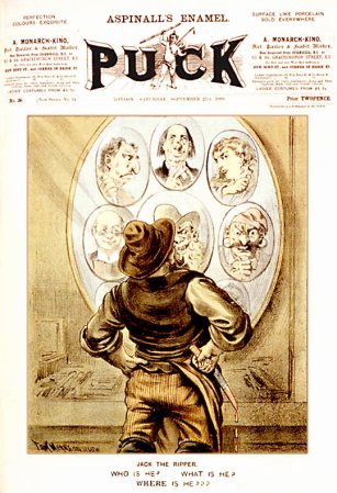 Jack el Destripador no tardó mucho en convertirse en un personaje icónico de la cultura popular, como refleja la portada de esta revista.