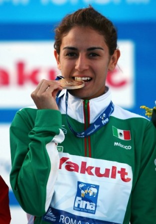 La máxima exponente femenina en clavados de México es reconocida por su belleza e inteligencia.