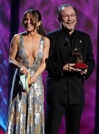 En la entrega de los Grammy Latinos en noviembre de 2007 en Las Vegas, Nevada.