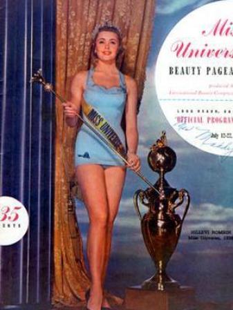 Miss Universo 1955 - Hellevi Rombin de Suecia