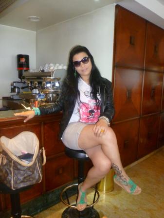 Lisandra Aguila, reposada.