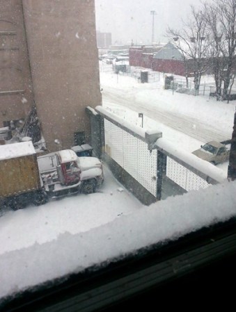 Desde en la ventana de mi trabajo.