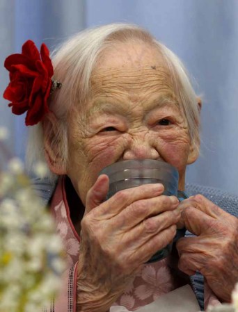 Misao Okawa, la mujer más vieja del mundo cumple 116 años.