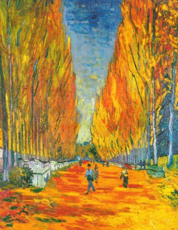 "La avenida de los Alyscamps" 1888