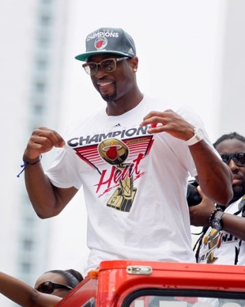 Los Heat prendieron a su paso durante el desfile y el gran festejo que culminó en la Miami Airlines Arena.
