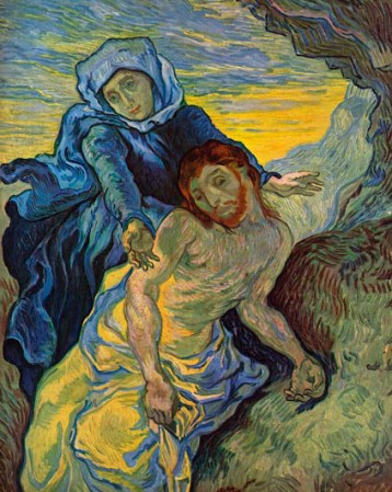 La piedad (según Delacroix) versión Van Gogh
