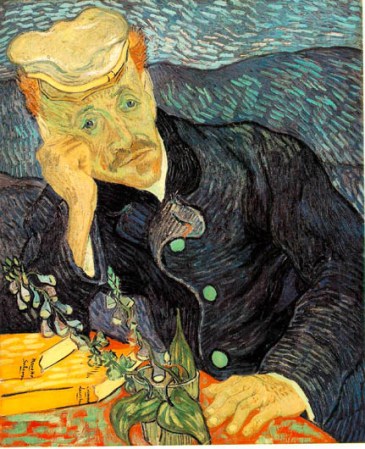 Retrato "El doctor Paul Gachet" 1890