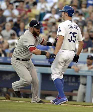 Mike Napoli, el pelotero que cayó en las redes de una actriz porno.