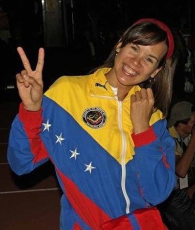 La deportista se ha vuelto muy popular y querida en su país, Venezuela.