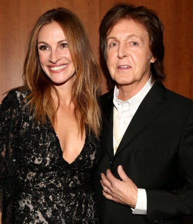 Julia Roberts y Paul McCartney
