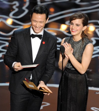 Joseph Gordon-Levitt y Emma Watson