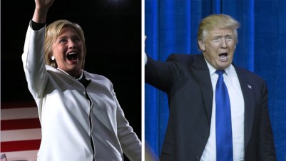 Trump y Clinton dominan el 