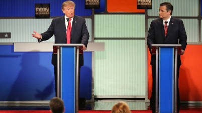 Trump y Cruz se sacan los guantes en intenso debate
