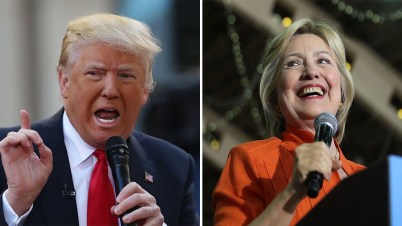 Todo listo para el debate entre Clinton y Trump