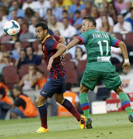 El Barcelona se estrena en la Liga con paliza al Levante. 7 a 0.