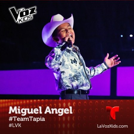 Miguel Angel Millán es oriundo de Borrego Springs CA y mejor conocido como “El Potrito de Sinaloa”. Interpretó una canción de banda y logro voltear las 3 sillas de los coaches. Se convirtió en el primer integrante del team Tapia.