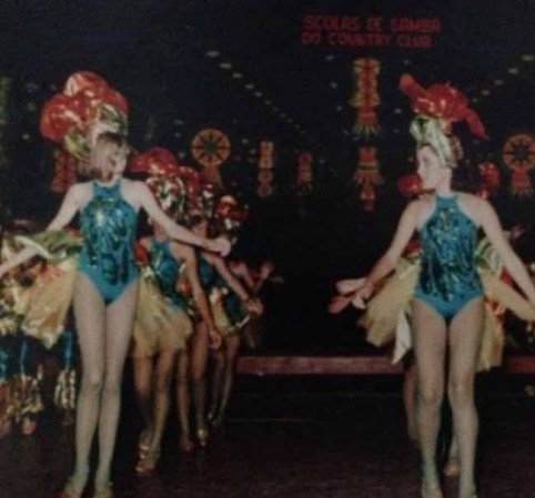 Sofía Vergara en el Carnaval de Barranquilla en 80s.