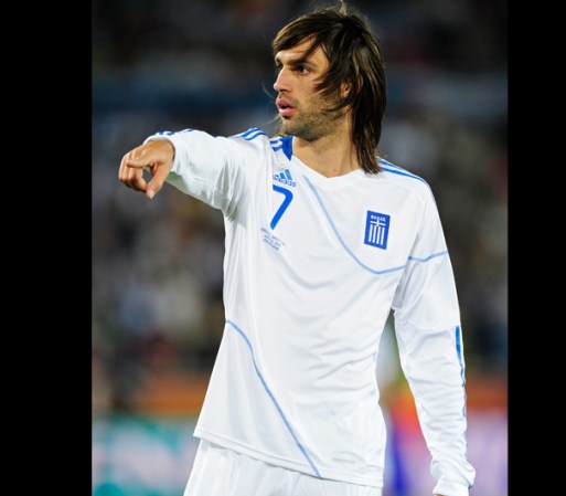 Georgios Samaras: De lo mejor que le ha brindado Grecia al mundo, este jugador cuenta con unos pectorales que quitan el hipo.