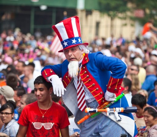 El 4 de julio es siempre una celebración muy peculiar en Coney island.