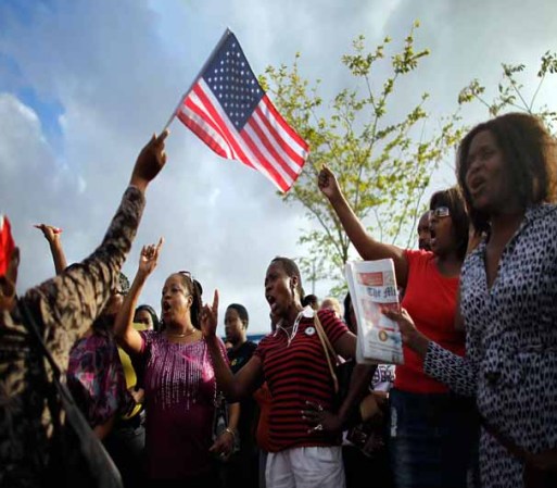 Miles de manifestantes se congregaron en la ciudad de Nueva York par clamar justicia por el adolescente baleado a muerte, mira las imágenes..