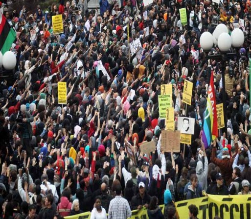 Los "indignados" retomaron el pasado fin de semana cuando se cumplieron los primeros seis meses de sus protestas contra los excesos del sistema financiero.