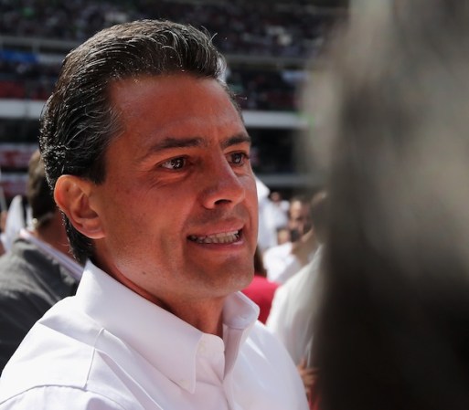 Enrique Peña Nieto realizó su último acto de campaña en el Estadio Azteca de la Ciudad de México.