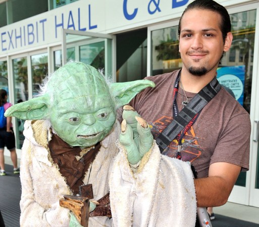 Los fanáticos de "Star Wars" son asistentes obligados a este evento.