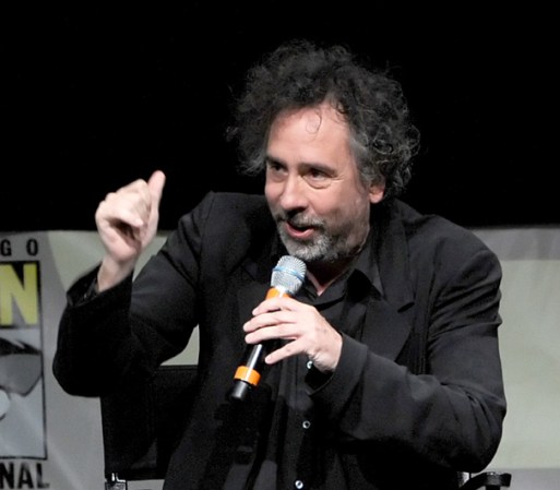 El director y productor Tim Burton, quien habló en la presentación de "Frankenweenie", fue uno de los más esperados del evento.