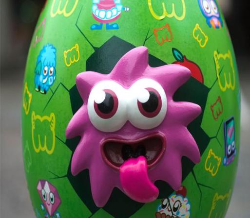Este huevo en particular se llama “IGGY Eggy”
