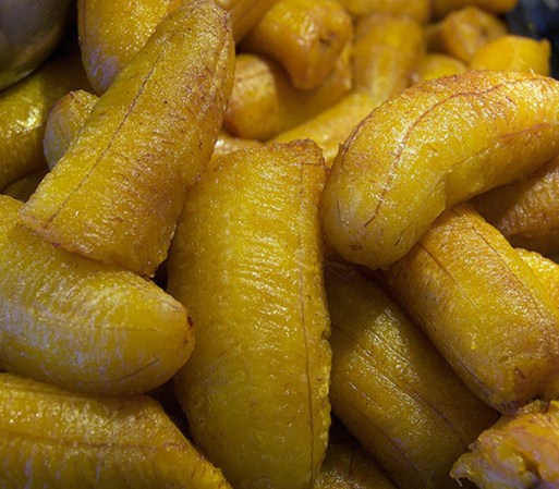 Bananas cocidas.