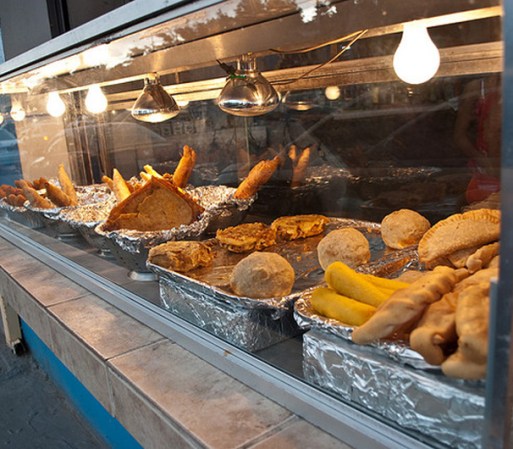Kioskos de comida.